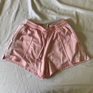 Pink adidas shorts